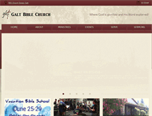 Tablet Screenshot of galtbiblechurch.org